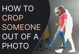 How to crop someone out of a photo