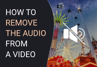 How to take the sound out of the a video