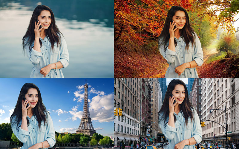 Change background in PhotoWorks