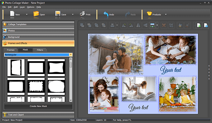 how to make photo collage on computer