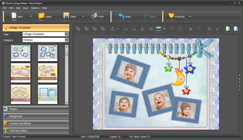 Baby Collage Maker with 400+ Templates - Try for FREE!