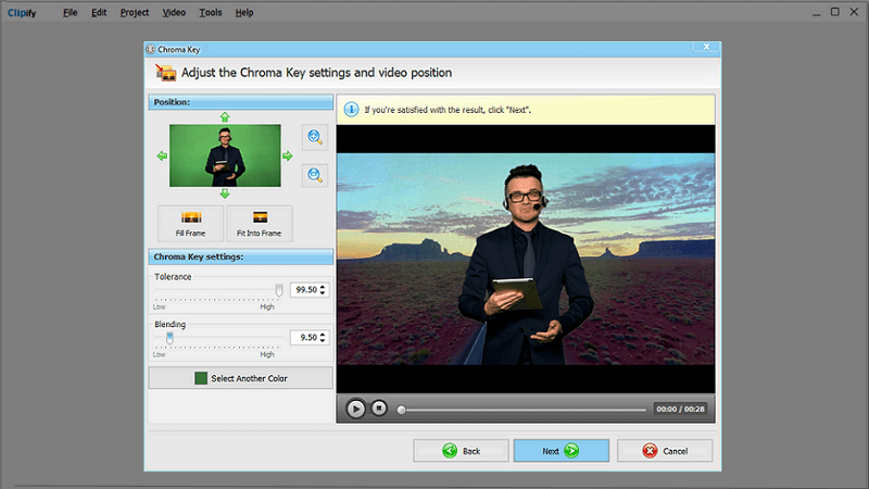 VSDC Free Video Editor Chroma key Video editing software, Film