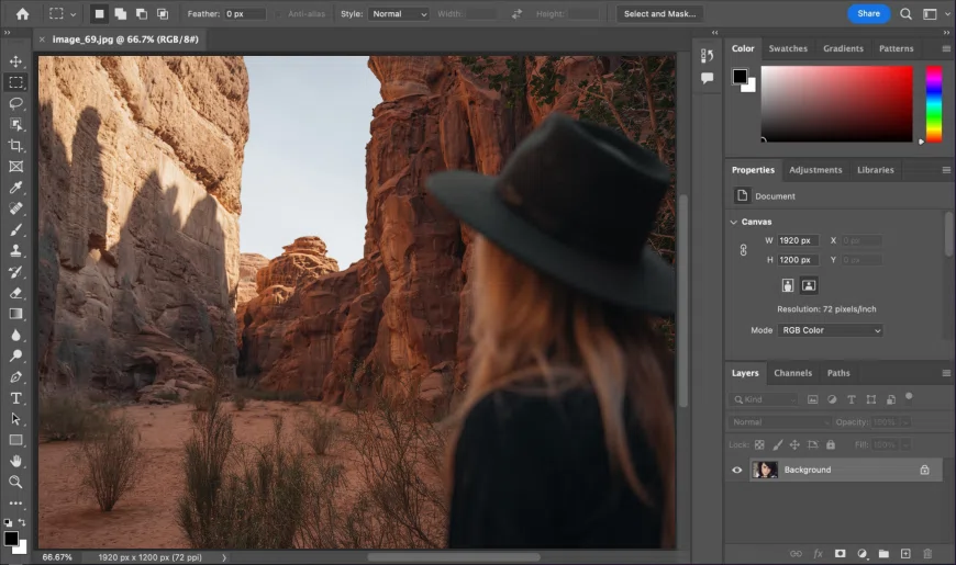 Boundary pushing Photoshop