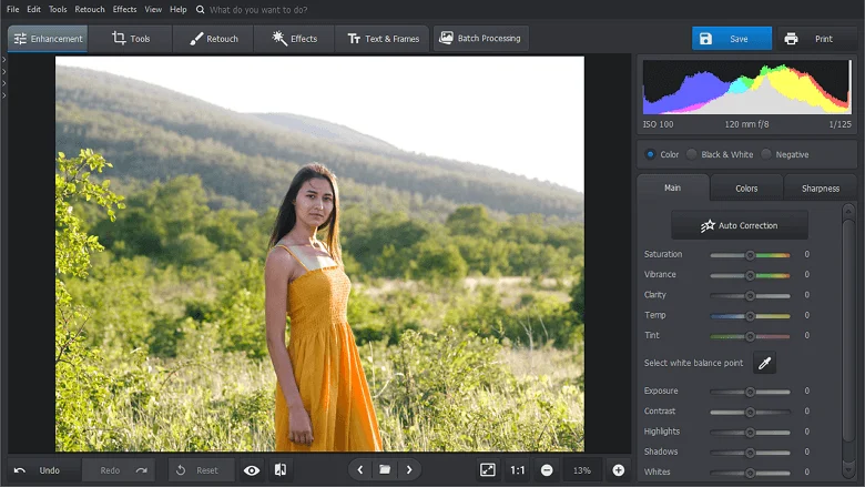 Run the photo editor on your PC