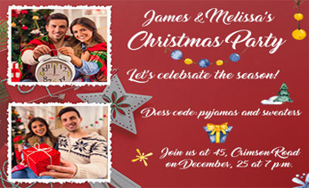 Xmas party invitation