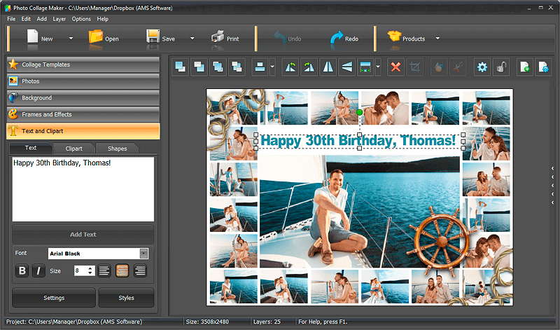 free birthday photo collage maker online