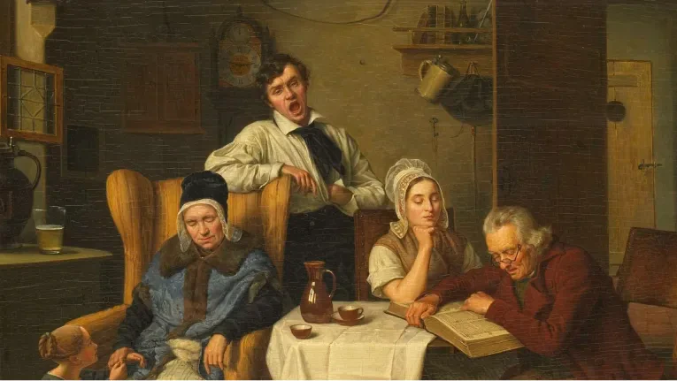 An example of a family painting