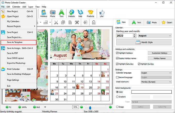 How to Make a Birthday Calendar - Free Templates How to Make a Birthday Calendar - Free Templates