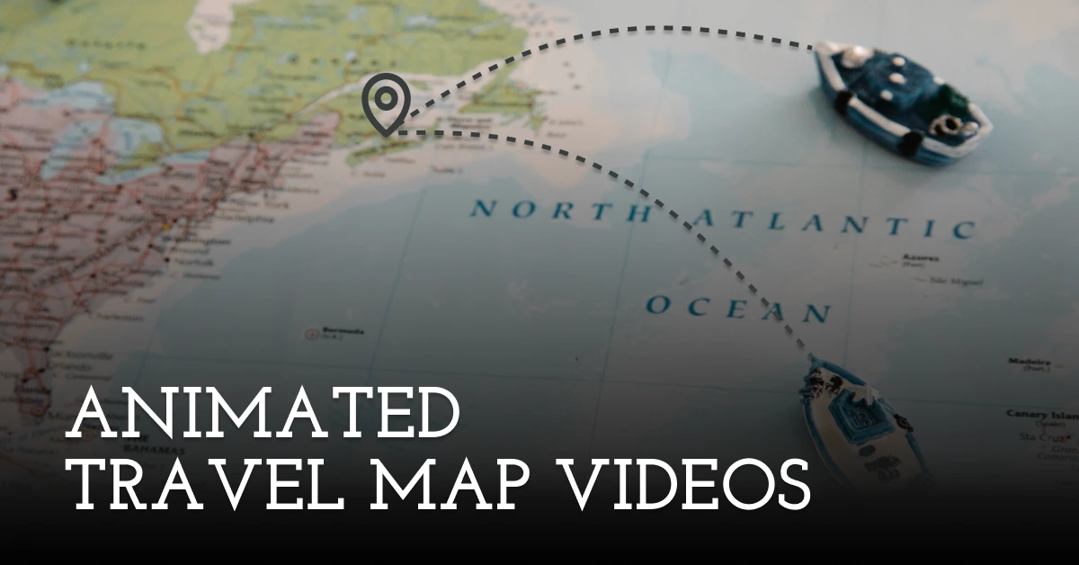 best travel map animation app