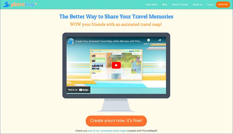 4 Easy Ways To Make An Animated Travel Map Video In 2024   How To Make Travel Map Animation Pictramap Step1.webp