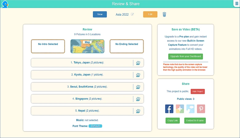 How To Make Travel Map Animation Pictramap Step4.webp