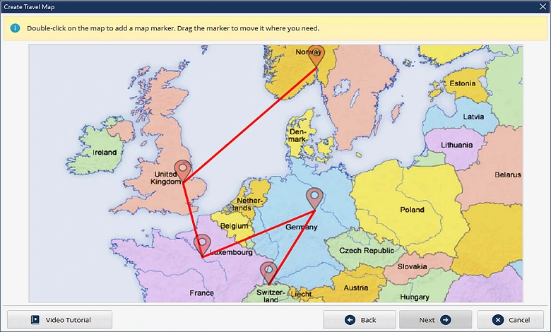 4 Easy Ways To Make An Animated Travel Map Video In 2024   How To Make Travel Map Animation Smartshow3d Step2.webp