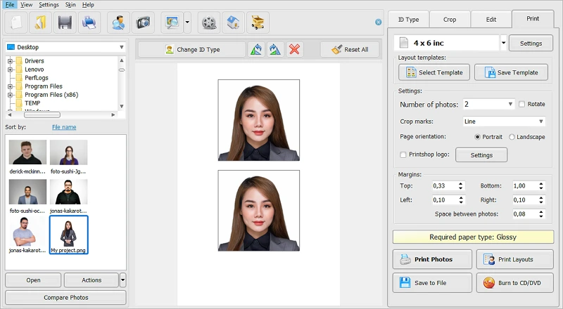 This is how to print a passport photo at home