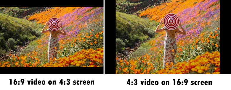 How to remove black bars from a video