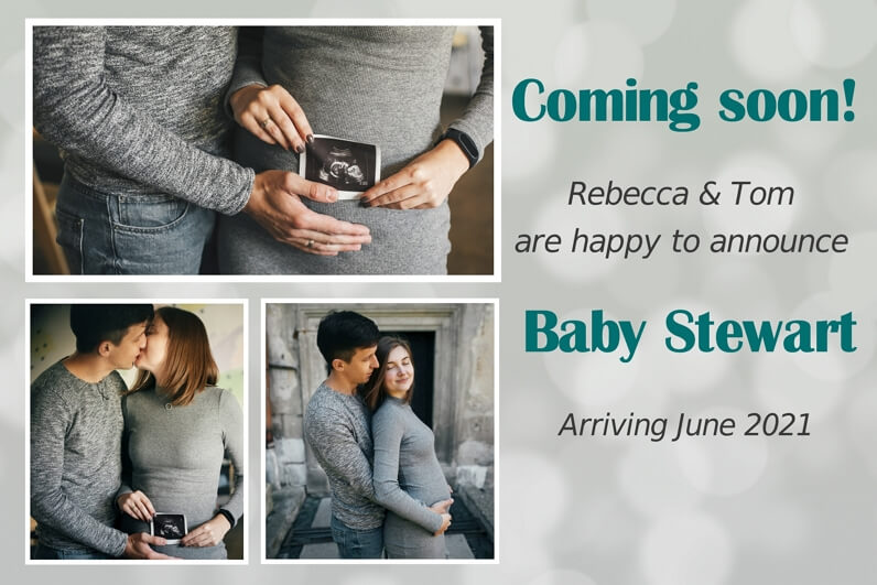 Download Pregnancy Announcement Maker 370 Templates For Free