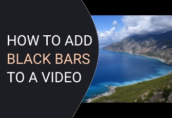 How to add cinematic black bars to a video