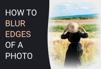 How to blur edges of photos