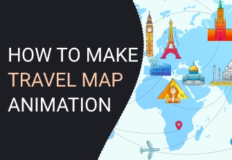 How to make travel map animation