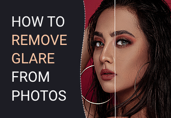 How to remove glare from photos