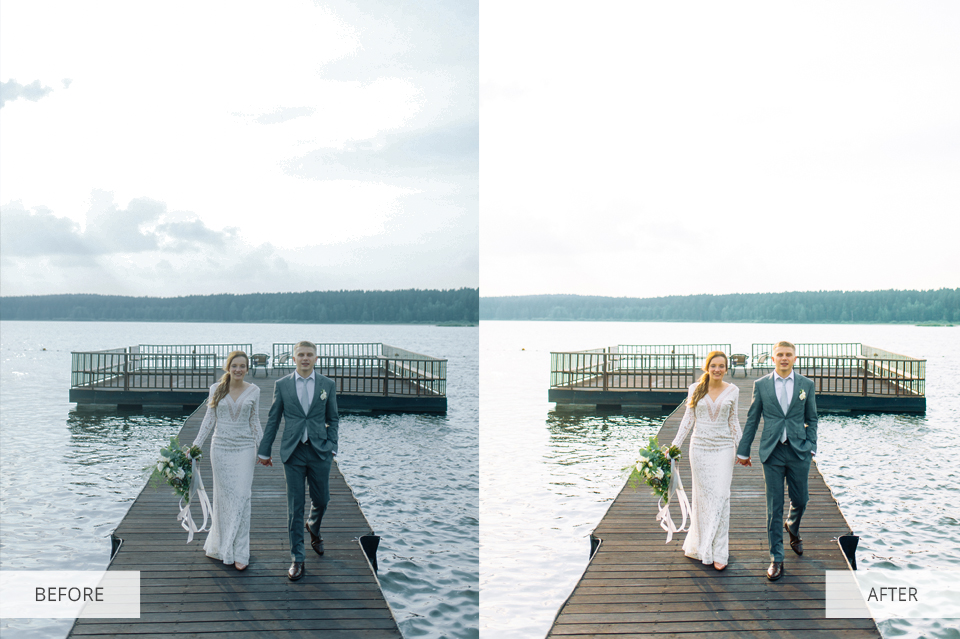 Soft & Airy Wedding Lightroom Presets