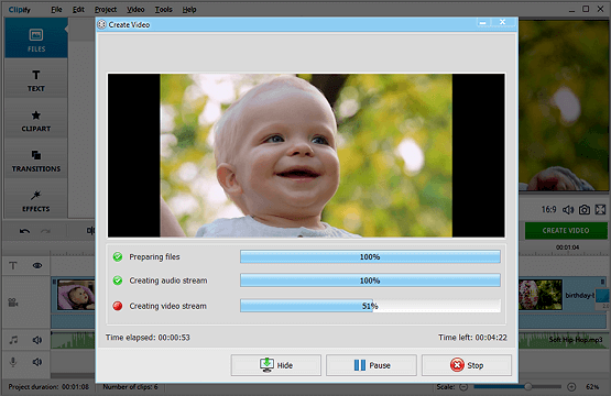 Export your video in a number of formats