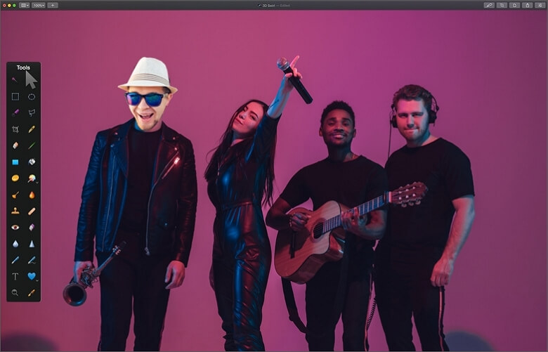 Replace the old face with the new one